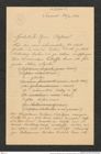 Nachlass Franz Steindachner, Brief von Jakob Sparre-Schneider an Franz Steindachner (19.04.1893), Inv.Nr. 500.02, Seite 1